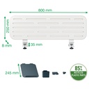 Pegboard Ergo Skrivbord över