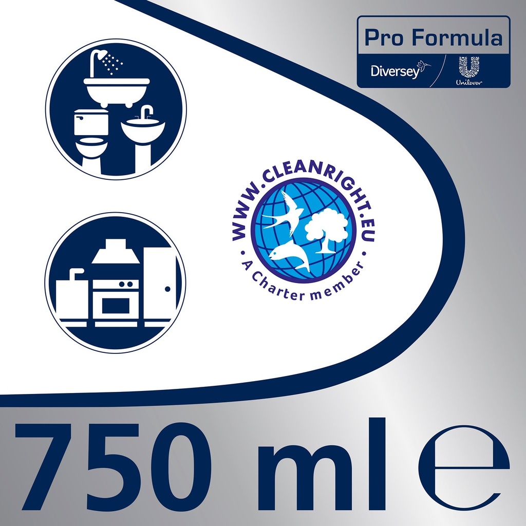 Skurkräm Cif Pro  Citron 750ml