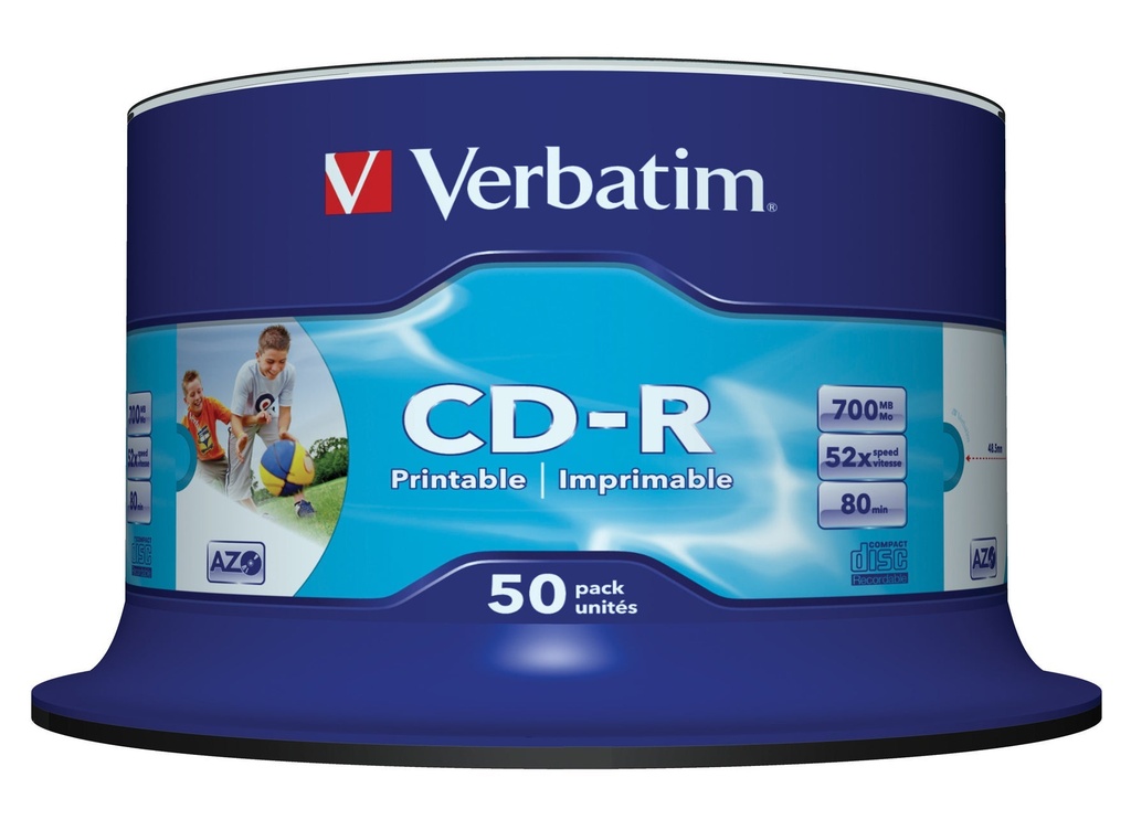 CD-R Verbatim Printable 50/fp
