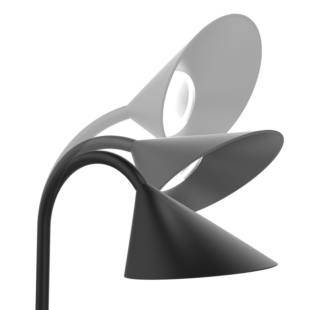 Skrivbordslampa Sol LED svart
