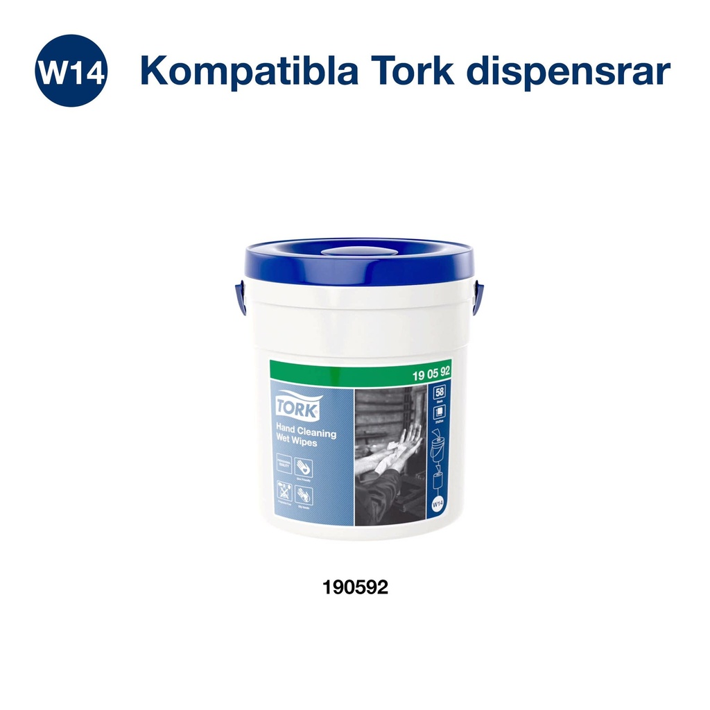 Våtduk Tork Premium Hand