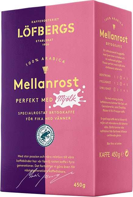 Kaffe Löfbergs Mellanrost 450g