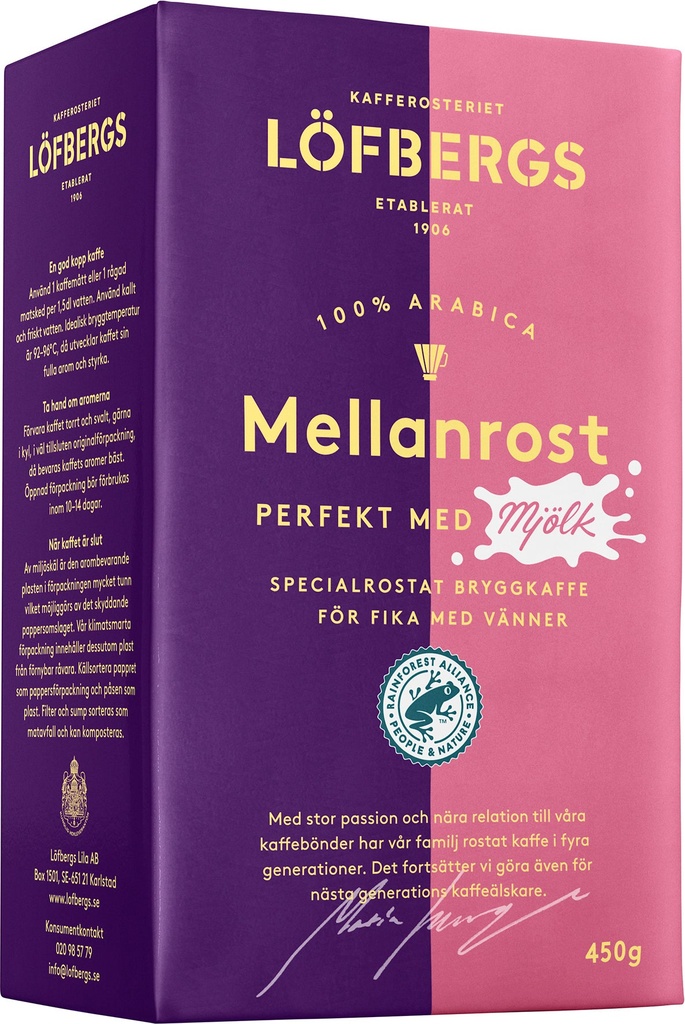 Kaffe Löfbergs Mellanrost 450g