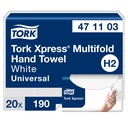 Handduk Tork Mfold Uni H2