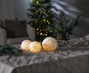 Ljus Snöboll 10 cm