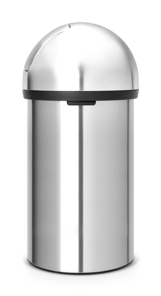 Soptunna Push 60l matt stål