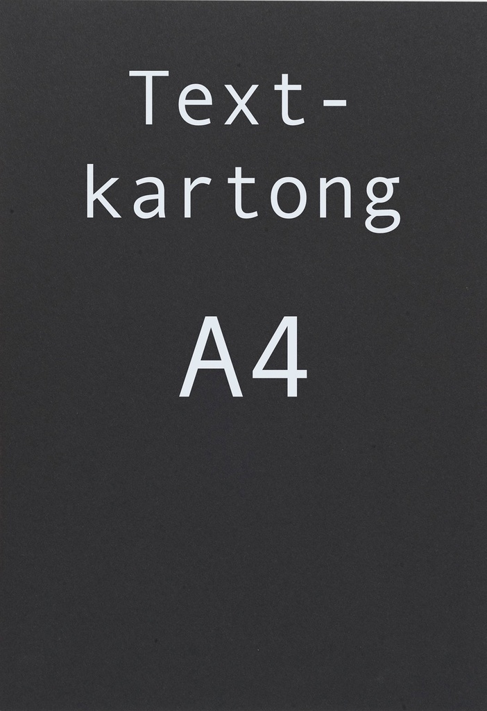 Kartong A4 svart 25 st/fp