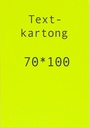 Kartong 70 x 100 cm fluor gul 5 st/fp