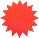 Stjärna 180 mm fluor röd 25 st/fp