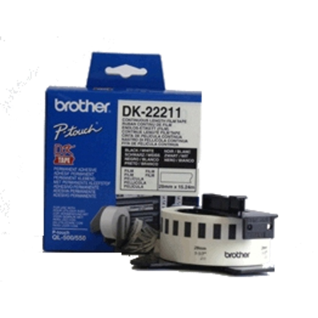 Etikett DK22211 film 15 m x 29 mm
