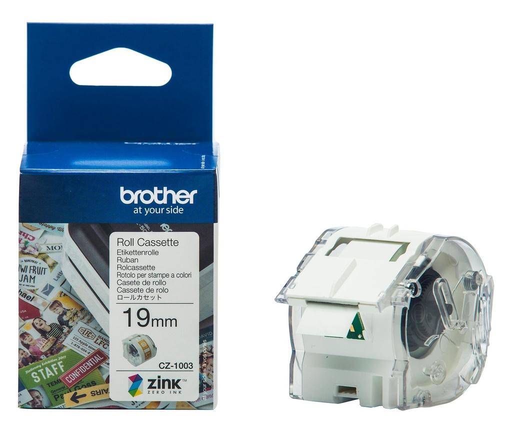 Etikett Brother CZ1003 19 mm 5 meter
