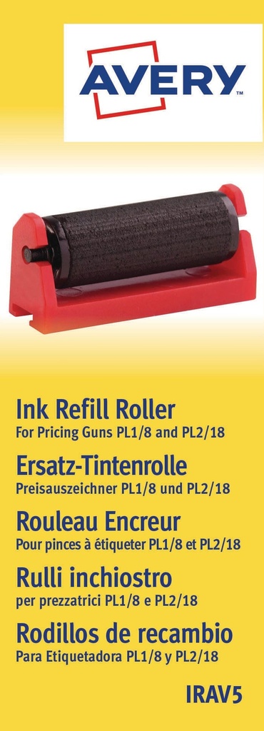 Färgrulle Avery METO 826 5 st/fp
