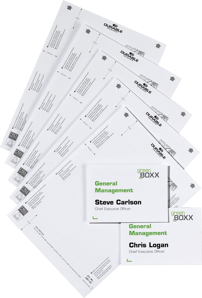 Etiketter Info Sign/Click Sign 149x105,5 mm vit