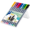 Fiberpenna Staedtler 0,3 10 st/fp