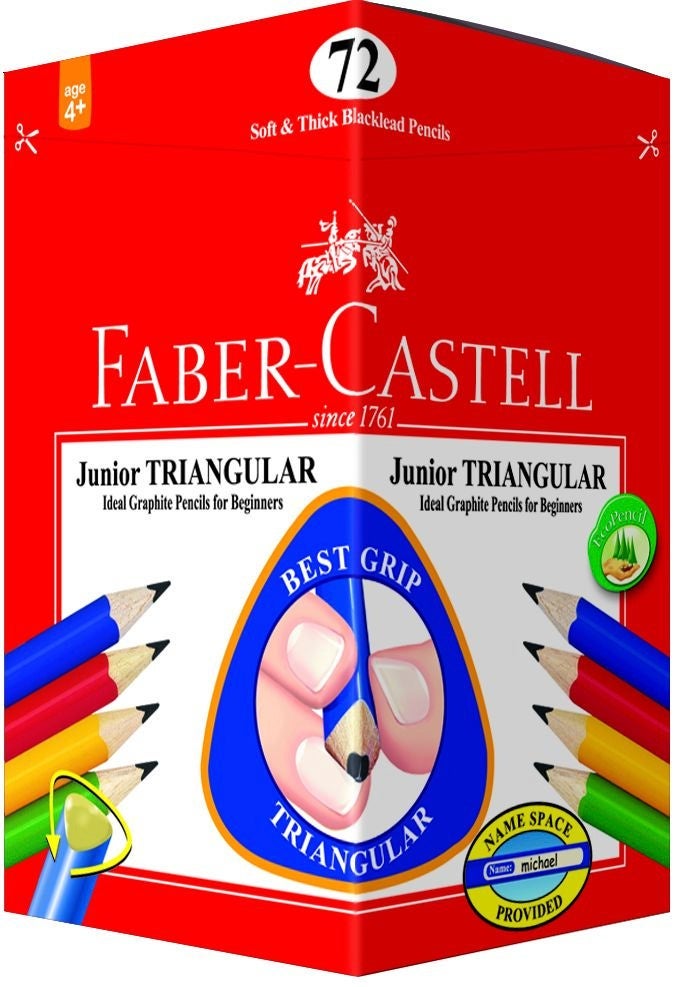 Blyertspenna Faber triangular 72/fp