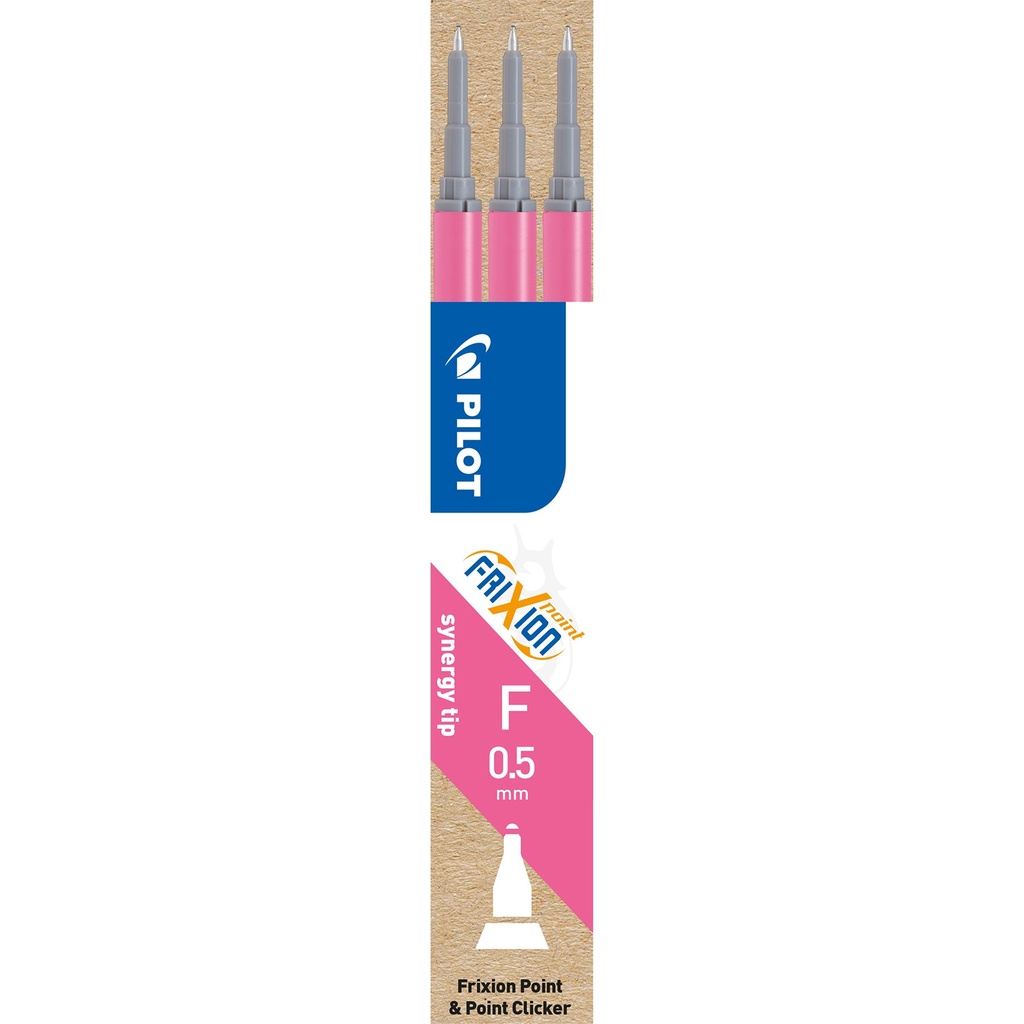 Patron Frixion Point 05 rosa 3 st/fp