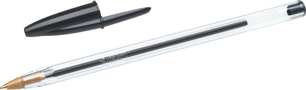 Kulspetspenna Bic Cristal Medium svart 50 st/fp