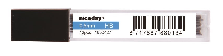 Stift Niceday 0,5 mm HB 12 st/tub