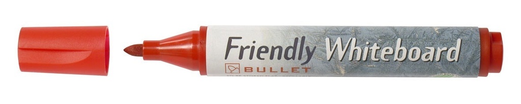 Whiteboardpenna Friendly konisk röd