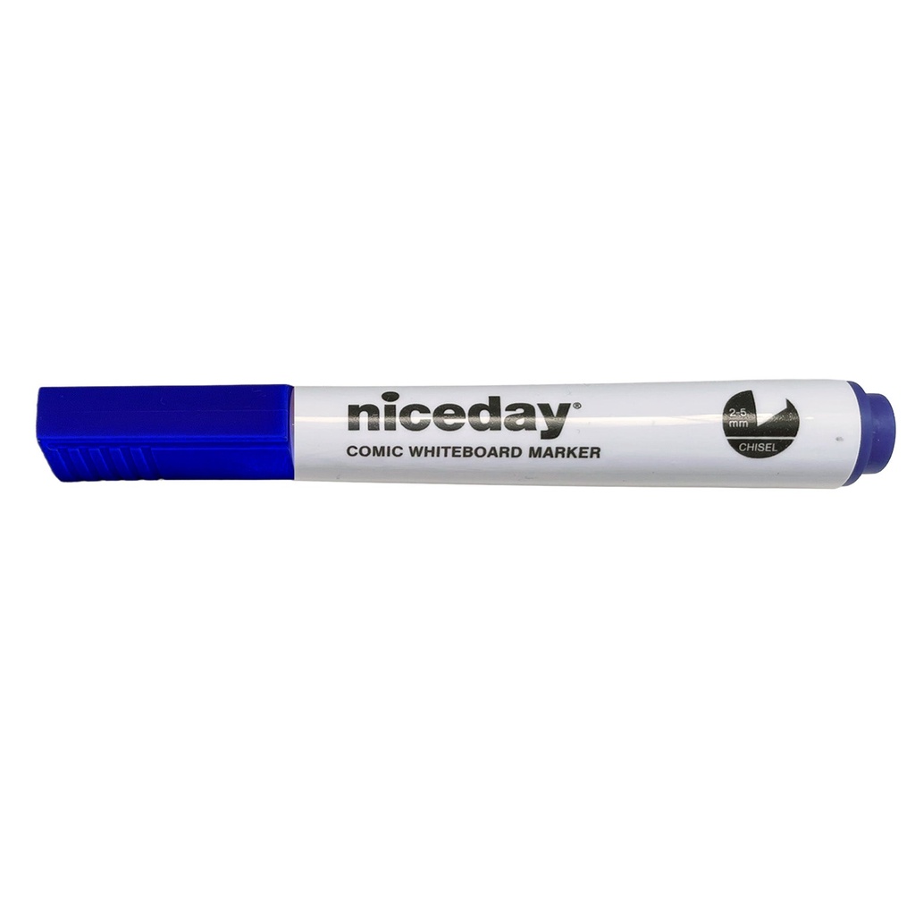 Whiteboard-penna snedskuren blå