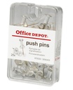 Kartnålar Push-pin transparent 25 st/fp