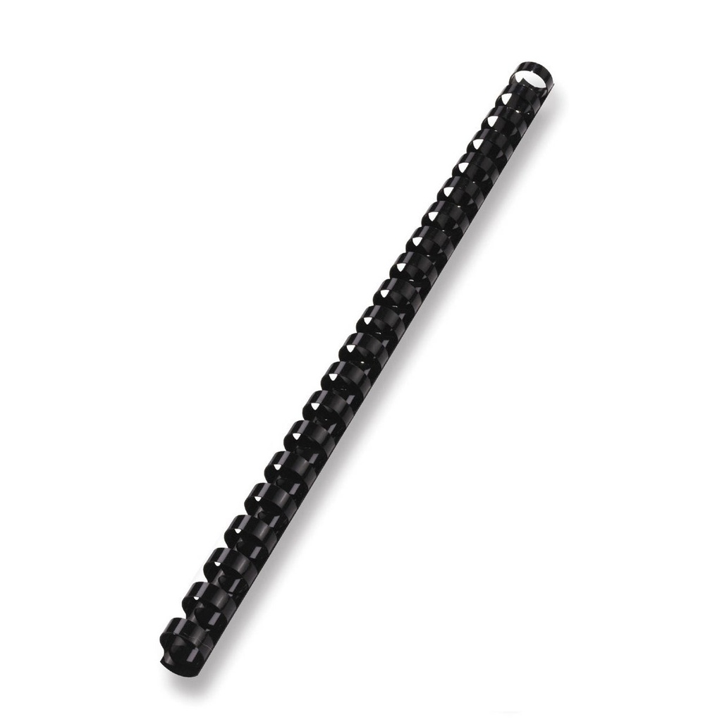 Spiralrygg 12 mm 100-pack svart
