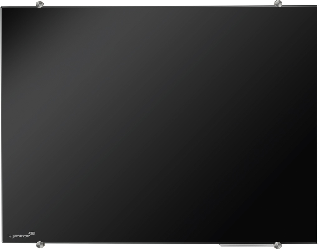 Glastavla 900 x 1200 mm svart