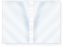 Plastficka dubbelvikt A4 transparent