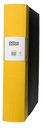 Träryggspärm A4 60 mm gul