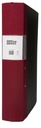 Träryggspärm A4 60 mm vinröd