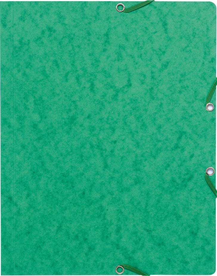 Snoddmapp A4 grön