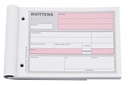 Kvittensblock A6L 2x 50 blad