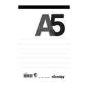 Perforerat block A5 80blad linjerat