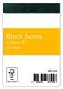 Blocknotes A7 50blad linjerat