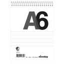 Spiralblock A6 100blad linjerat