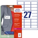 Etikett L4784 namnskylt 540/fp