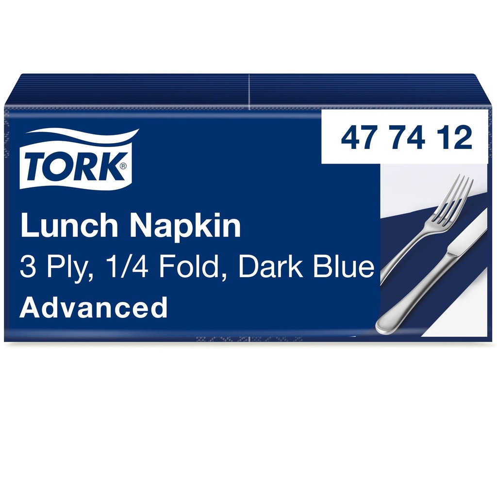 Servett Lunch Tork 3-lager 150-pack mörkblå