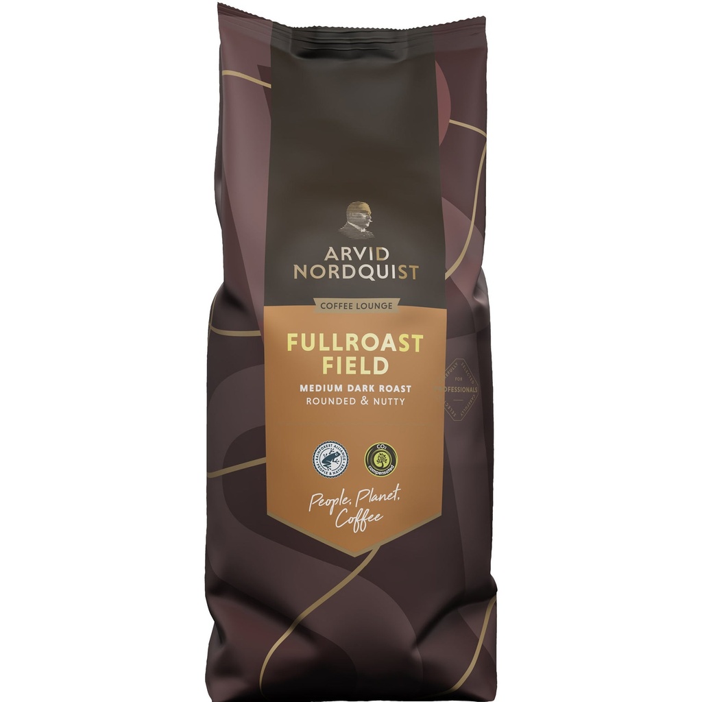 Kaffe Fullroast Field Mörkrost Malet 6 x 1000 g