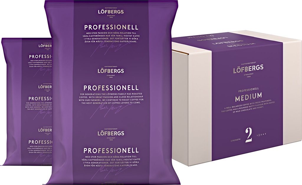 Kaffe Löfbergs Mellanrost Medium Maskinbrygg 115 g