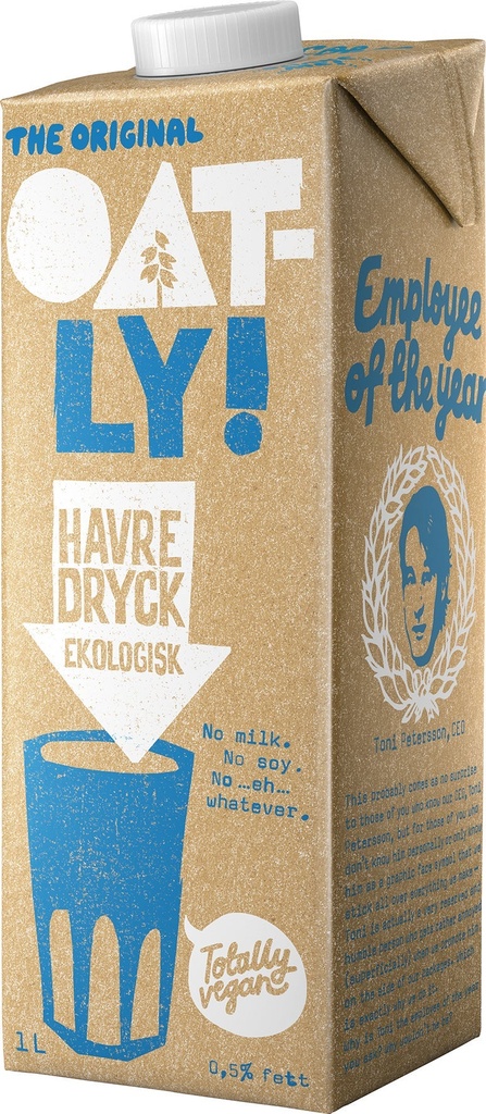 Havredryck Oatly Ekologisk KRAV 1 liter