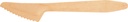 Bestick kniv trä 165 mm 100 st/fp