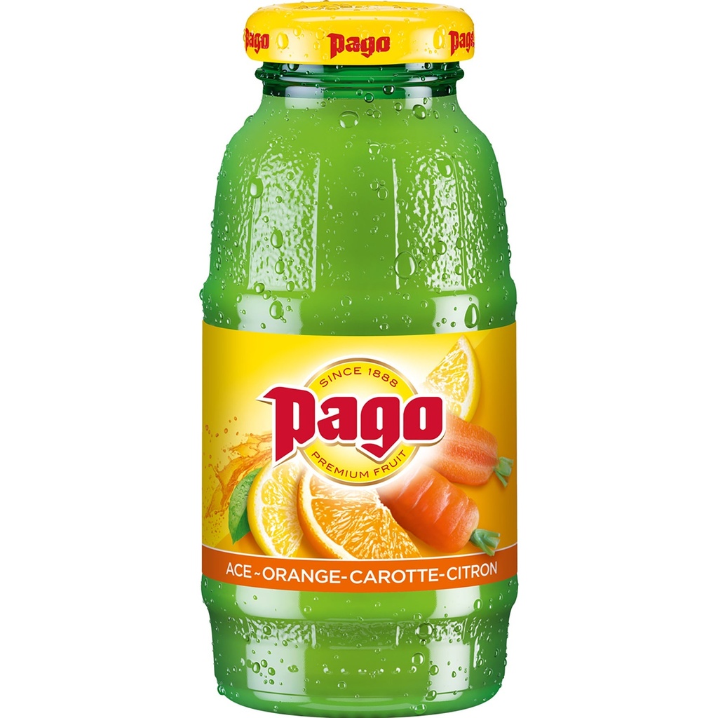 Juice Apelsin/Morot/Citron Pago 20 cl