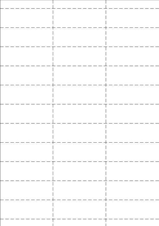 Hyllkantsetiketter på ark 70x25,4 mm 33 st/ark 500 ark/kt