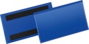 Etiketthållare magnetisk 150 x 67 mm blå 50 st/fp