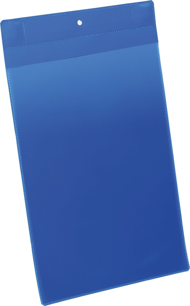 Plastficka Plus A4S magnet blå 10 st/fp