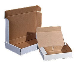 Självlåsande låda 225 x 145 x 42 mm 2 mm vit