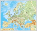 Europakarta 1:5,5 milj. 980 x 820 mm