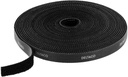Kabelhållare kardborrband 10 mm svart