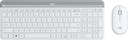 Tangentbord Desktop Logitech MK470 vit