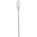 Synkkabel Lightning USB-A 3 meter Vit MFI Rund kabel Gear